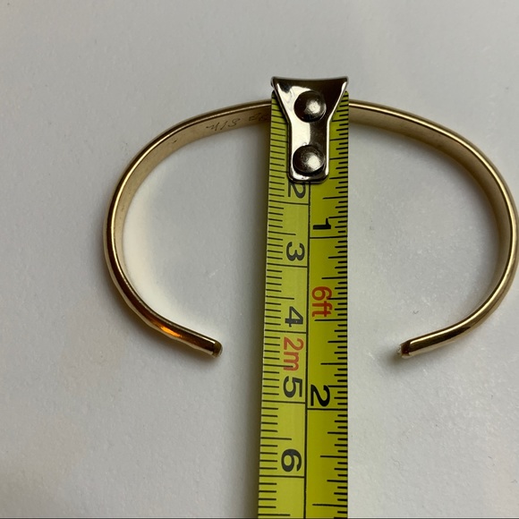 Large Gold Fill Cuff Bracelet - Picture 9 of 10